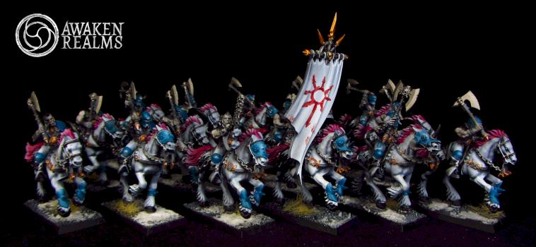 Warriors of Chaos Tzeentch Marauder Horsemen by Awaken Realms