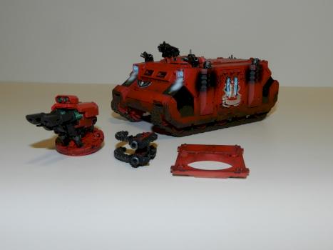 Blood Angels Rhino/Razorback by Grdewitt