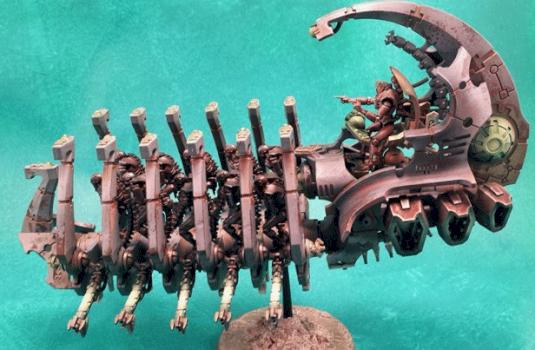 40k Necron Barge by PaintingBrah