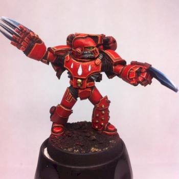 Blood Angel Vanguard Veteran by Siegestudios
