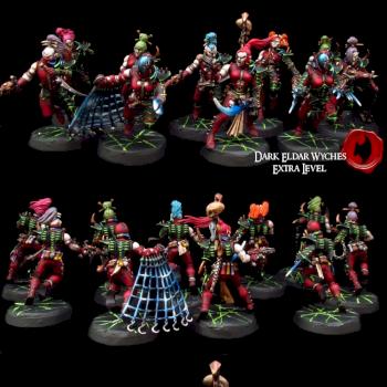 Dark Eldar Wyches by SavageDPainting