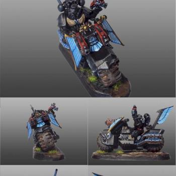 Ravenwing biker by Noxred