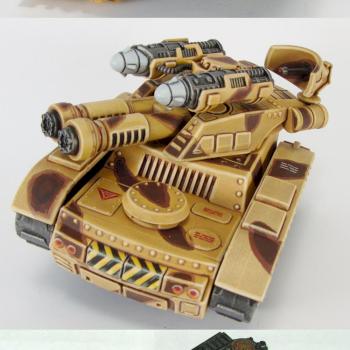 My Super Tank MK I, Terminator pattern (28mm) by Manu Fox