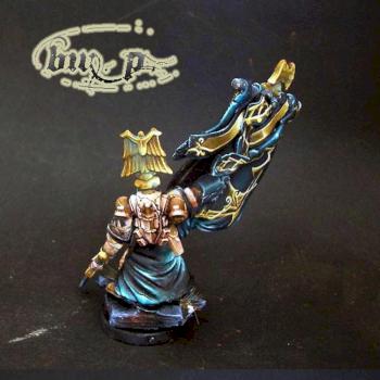 Dark angels standard bearer by Fostioner