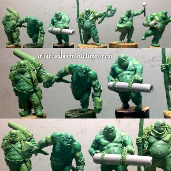 Ogres work in progress by Scibor