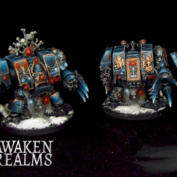 New Space Wolves Venerable Dreadnoughy/Murderfang/Bjorn by Awaken Realms