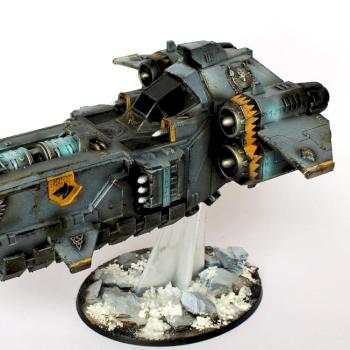 Space Wolves Stormfang Gunship by ThirdEyeNuke