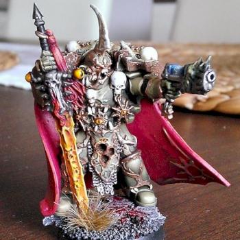 Chaos Lord Mark of Nurgle by GregJea