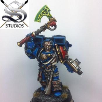 Blood Angels Librarian by Siegestudios