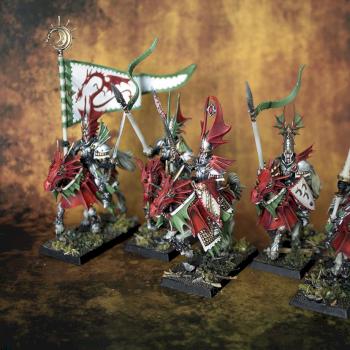 High elves Dragon Princes by Carracci