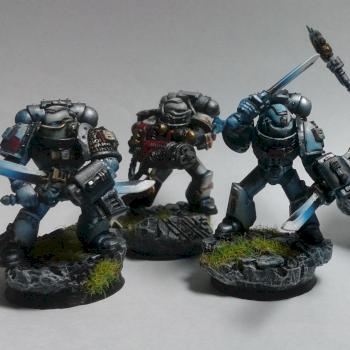 Grey Knights Purifier Squad by Oneiromante