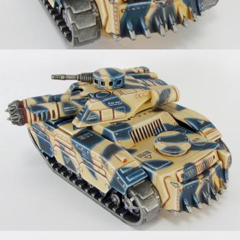 My Super Tank MK I, Uragan pattern (28mm) by Manu Fox