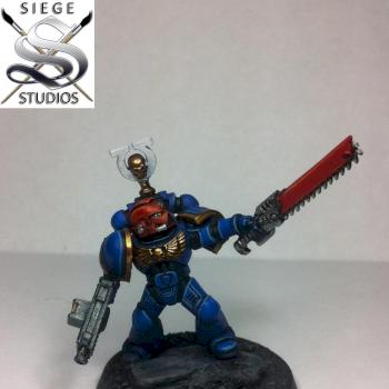 Ultramarine Sergeant by Siegestudios