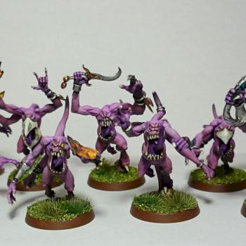Tzeentch Pink Horrors by Vet Sgt Ezekiel