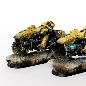 Imperial Fist Outrider Squadron by ThirdEyeNuke
