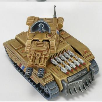 My Super Tank MK I, Tornado pattern (28mm) by Manu Fox