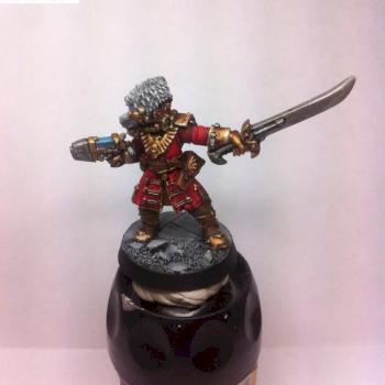 Imperial Guard Vostroyan Sergeant by Siegestudios