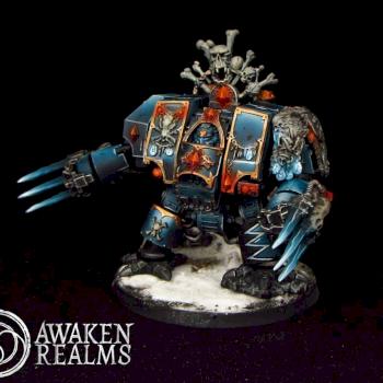 New Space Wolves Venerable Dreadnoughy/Murderfang/Bjorn by Awaken Realms
