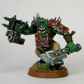 another Ork with plastic-card-klaw by DonUlfo
