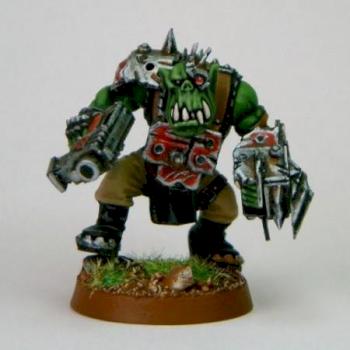 Ork with plastic-card-klaw by DonUlfo