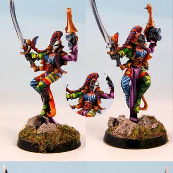 Warhammer 40K Eldar Harlequin by rene