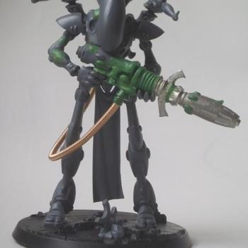 Wraithlord with Wraithcannon - 1st attempt at Green Stuff by dju