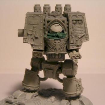 Space Wolf Venerable Dread WIP by Darkfang74