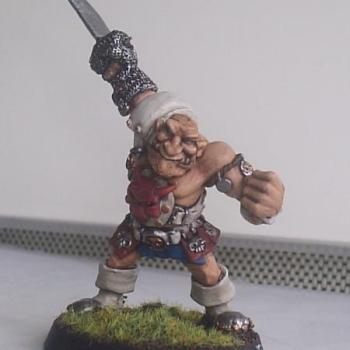 Blood Bowl Ogre Morg N'Thorg by cornishmikey