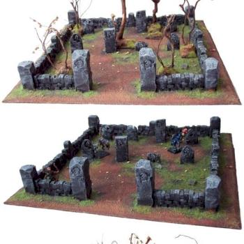 Fantasy Terrain Cementery Graveyard #2 by TheMasterOfTerrains