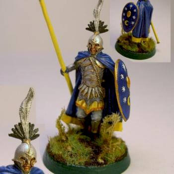 High Elf Moon Warrior by Singaliel