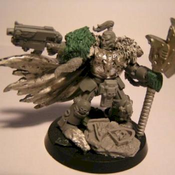 Space Wolf Lord WIP by Darkfang74
