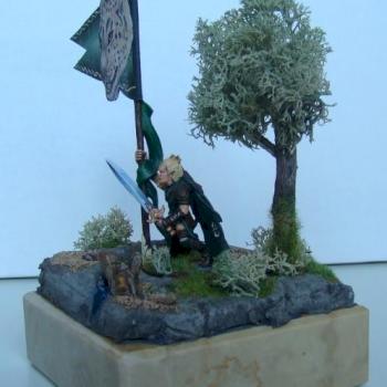 Wood Elf Standard by blueblade