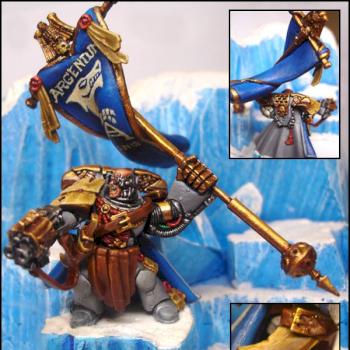 Captain Argo, Chapter-Master of the Draco Argentum by mykijonez