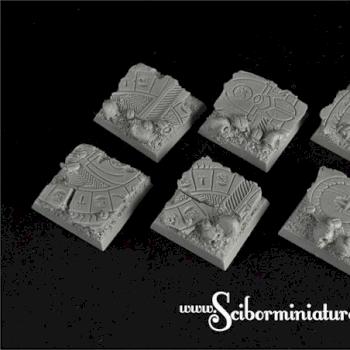 Egyptian Bases 25mm by Scibor