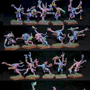20 pink horrors of tzeentch by capopik