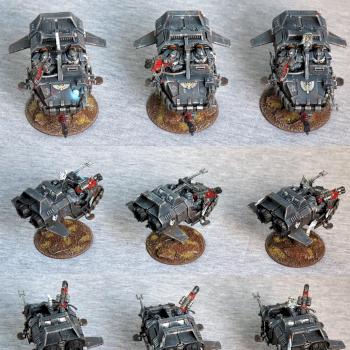Ravenwing Land Speeder Squadron by Yellow Spacemarine