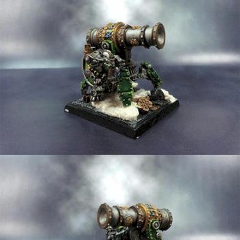 Proxy for a dwarven canon by Serathy