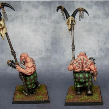 Ogre with Banner Pole by KujoPainting
