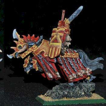 Khorne Lord on steed by capopik