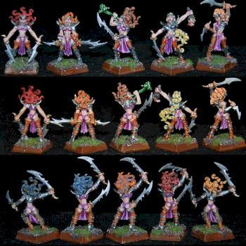 10 Dark elves witches by capopik