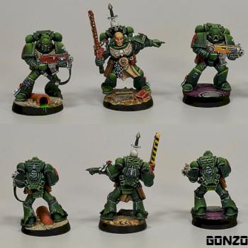 Dark Angels Tactical Squad by Gonzodi