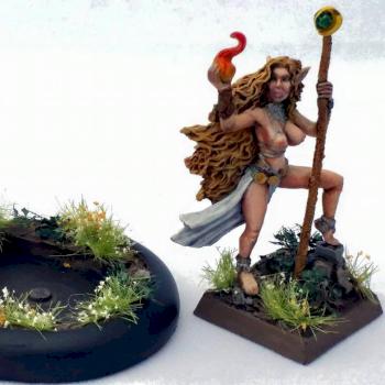 Zeldriia Elf Sorceress by TheHappyHalfling
