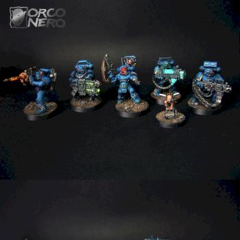 Space Marine Devastator Squad by OrcoNero