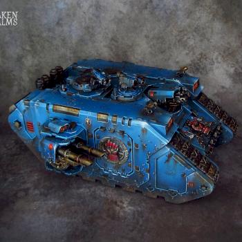Crimson Fists Land Raider by Awaken Realms