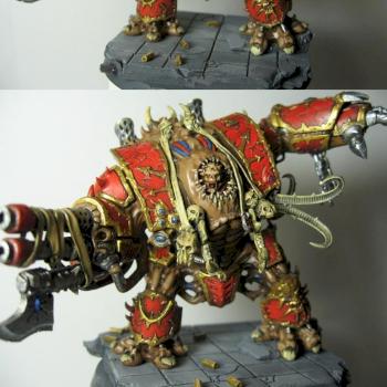 Berserker Helbrute by Rerclusiarch