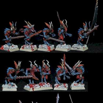 27 bloodletters of Khorne by capopik