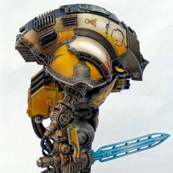 Castigator Knight Titan, House Hawkshroud by TheHappyHalfling
