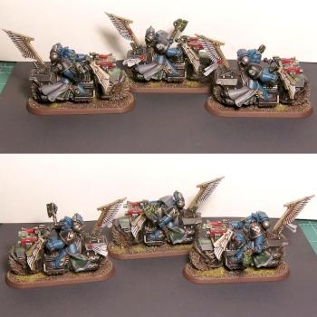 Ravenwing Librarians by Yellow Spacemarine