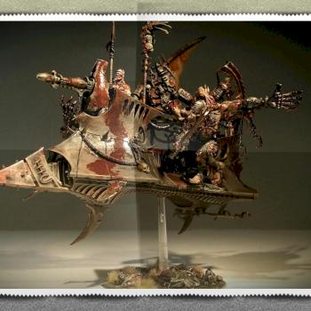 Dark Eldar Grotesquerie Raider by Omkara