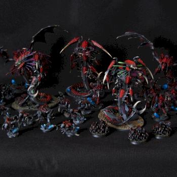 Tyranid Swarm by SavageDPainting